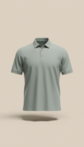 Golf Polo in Sage Grey